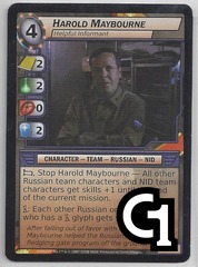 Harold Maybourne, Helpful Informant